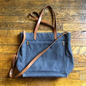Madewell canvas transport tote